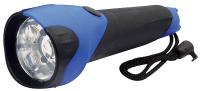 5RHT4 Industrial Flashlight, AA, LED, Black/Blue