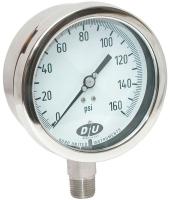 5RPK6 Pressure Gauge, 0 to 160 psi, NIST
