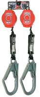 5RPR8 Self-Retracting Lifeline, 6 ft, Plystr, Red