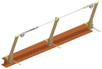 5RRC3 Horizontal Lifeline, Temporary, 180 ft. L