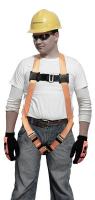 5RRD6 Full Body Harness, Unversal, 400lb, Blk/Gld