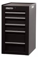 5RRG3 Side Cabinet, 19 In, 5 Dr, Black