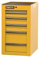 5RRG5 Side Cabinet, 19 In, 5 Dr, Yellow