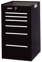5RRG6 Side Cabinet, 19 In, 6 Dr, Black