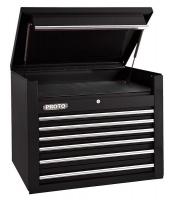 5RRH7 Tool Chest, 34 In, 6 Dr, Black