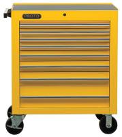 5RRJ9 Rolling Cabinet, 34 In, 8 Dr, Yellow
