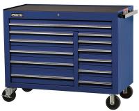 5RRL5 Rolling Workstation, 50 In, 12 Dr, Blue