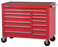 5RRL6 Rolling Workstation, 50 In, 12 Dr, Red