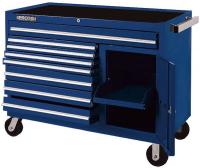 5RRN3 Rolling Workstation, 50 In, 8 Dr, Blue