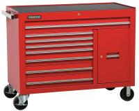 5RRN7 Rolling Workstation, 50 In, 8 Dr, Red
