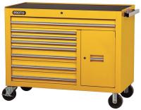 5RRN8 Rolling Workstation, 50 In, 8 Dr, Yellow
