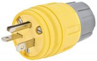 5RVU4 Watertight Plug, Nema 5-20P, 20A, 125V