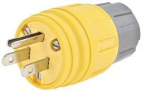 5RVU5 Watertight Plug Nema 5-15P, 15A/125V