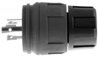 5RVY6 Watertight Plug, Nema L16-20P, 20A/480V, Bk