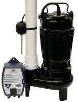 5RZN2 Sewage Pump with Switch, 1/2 HP, Cast Iron