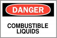 1M468 Danger Sign, 10 x 14In, R and BK/WHT, ENG