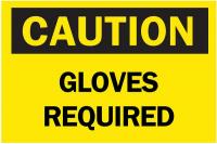 1M014 Caution Sign, 10 x 14In, BK/YEL, ENG, Text