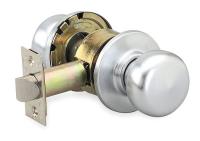 6HGY6 Heavy Duty Knob Lockset, Flat Front