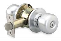 5T672 Medium Duty Knob Lockset, Flat Front