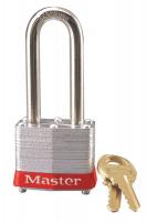 5T813 Lockout Padlock, KD, Red, 9/32 In. Dia.