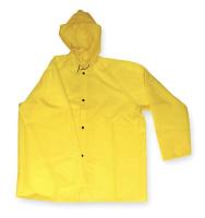 1FBC4 Rain Jacket with Hood, Yellow, 3XL