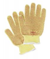 6T534 Cut Resistant Gloves, Yellow/Rust, M, PR