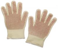 5T942 Heat Resist Gloves, White/Ylw/Rust, XL, PR