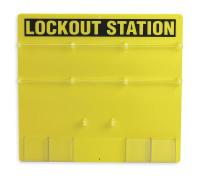 5TA76 Lockout Station, Unfilled, 21-1/2 In H