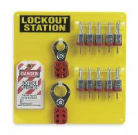 5TA81 Lockout Station, Filled, 13-1/2 In H