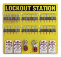 5TA85 Lockout Station, Filled, 21-1/2 In H