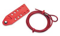5TB14 Tab-Cinching Cable Lockout, 6 ft. L