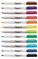 5TCE7 Permanent Marker, Ultra Fine, Assrtd, PK12