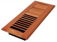 5TFH2 4x12 Louvered Solid Oak Natural