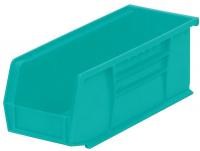5TFR4 Stack &amp; Hang Bin, 10-7/8 x 4-1/8 x 4, Teal