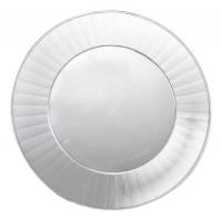5TNP0 Disposable Plate, 10 1/4 In, Clear, PK 120