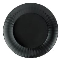 5TNP1 Disposable Plate, 10 1/4 In, Black, PK 120