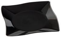 5TNR8 Square Plate, 6 In, Black, PK 160
