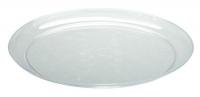 5TNT4 Round Plate, 9 In, Clear, PK 240