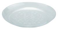 5TNT7 Round Plate, 6 In, Clear, PK 240
