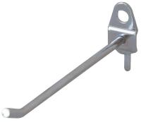 5TPD5 Single Rod Pegboard Hook, 8 In, PK5