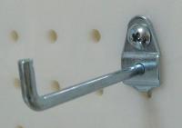 5TPD1 Single Rod Pegboard Hook, 2-3/4 In, PK10