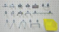 5TPF5 Pegboard Hook Assortment Kit, 26 Pieces