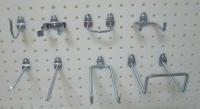 5TPF7 Pegboard Hook Assortment Kit, 12 Pieces