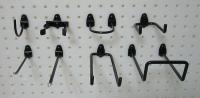 5TPJ6 Pegboard Hook Assortment Kit, 12 Pc
