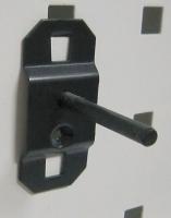 5TPJ8 Single Rod Pegboard Hook, 1-1/2 In, PK5