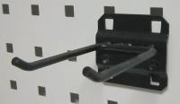 5TPL0 Double Rod Pegboard Hook, 3 In, PK5