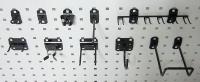 5TPP0 Pegboard Hook Assortment Kit, 46 Pc