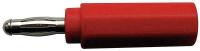 5TWZ1 Banana Jack to Plug Adapter, 20A, Red
