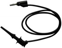 5TXE3 Test Lead, Clip to Banana Plug, 60 In, Blk