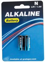5U076 Standard Battery, N, Alkaline, 1.5V, PK 2